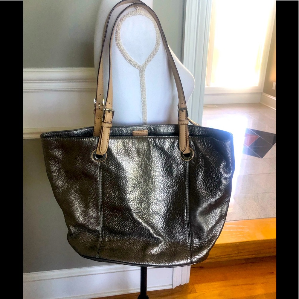 Michael Kors Metallic Leather Tote